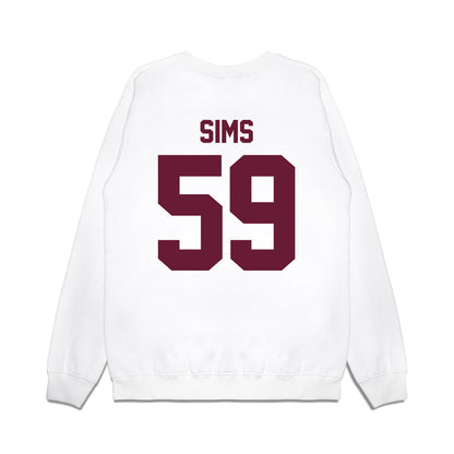 Texas A&M - NCAA Football : Chace Sims - Vintage Premium Crewneck Sweatshirt-1