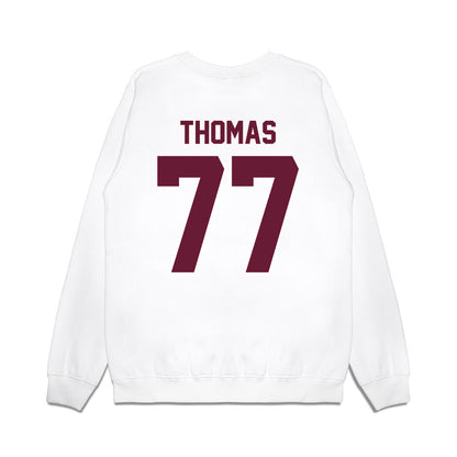 Texas A&M - NCAA Football : Tyler Thomas - Vintage Premium Crewneck Sweatshirt-1