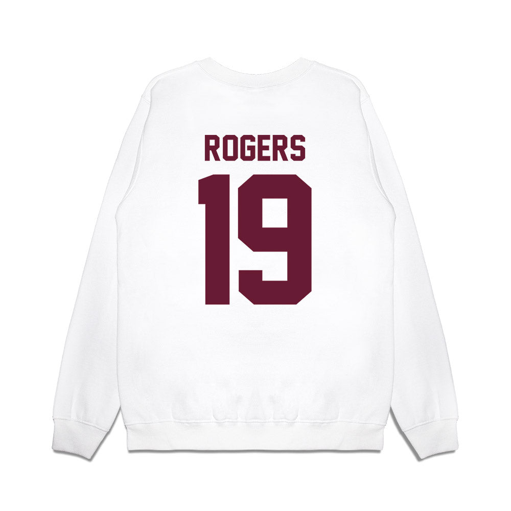 Texas A&M - NCAA Football : Bravion Rogers - Vintage Premium Crewneck Sweatshirt-1