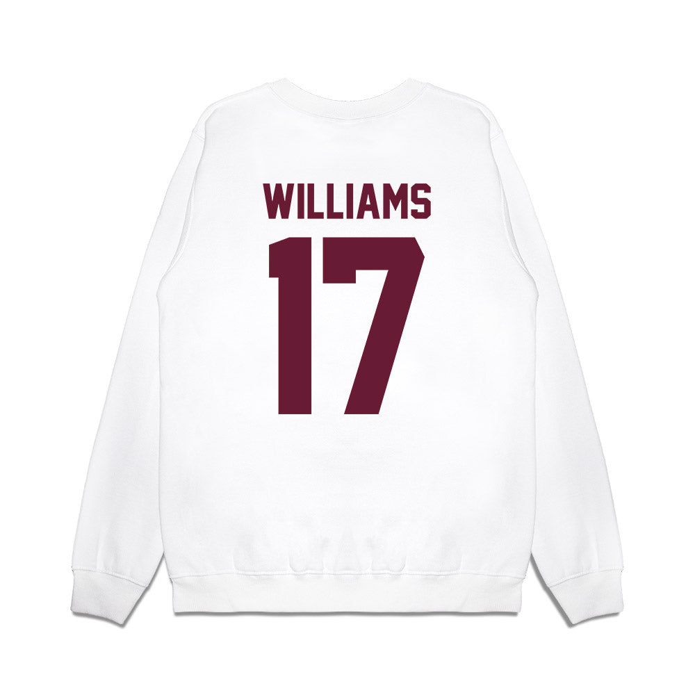 Texas A&M - NCAA Football : Madden Williams - Vintage Premium Crewneck Sweatshirt-1