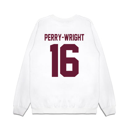 Texas A&M - NCAA Football : Bryce Perry-Wright - Vintage Premium Crewneck Sweatshirt-1