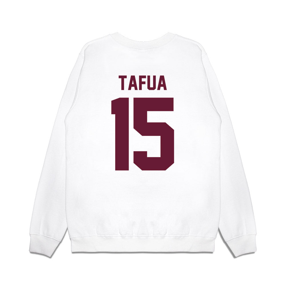 Texas A&M - NCAA Football : Caleb Tafua - Vintage Premium Crewneck Sweatshirt-1