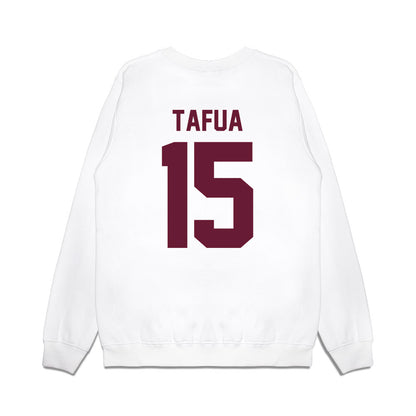 Texas A&M - NCAA Football : Caleb Tafua - Vintage Premium Crewneck Sweatshirt-1