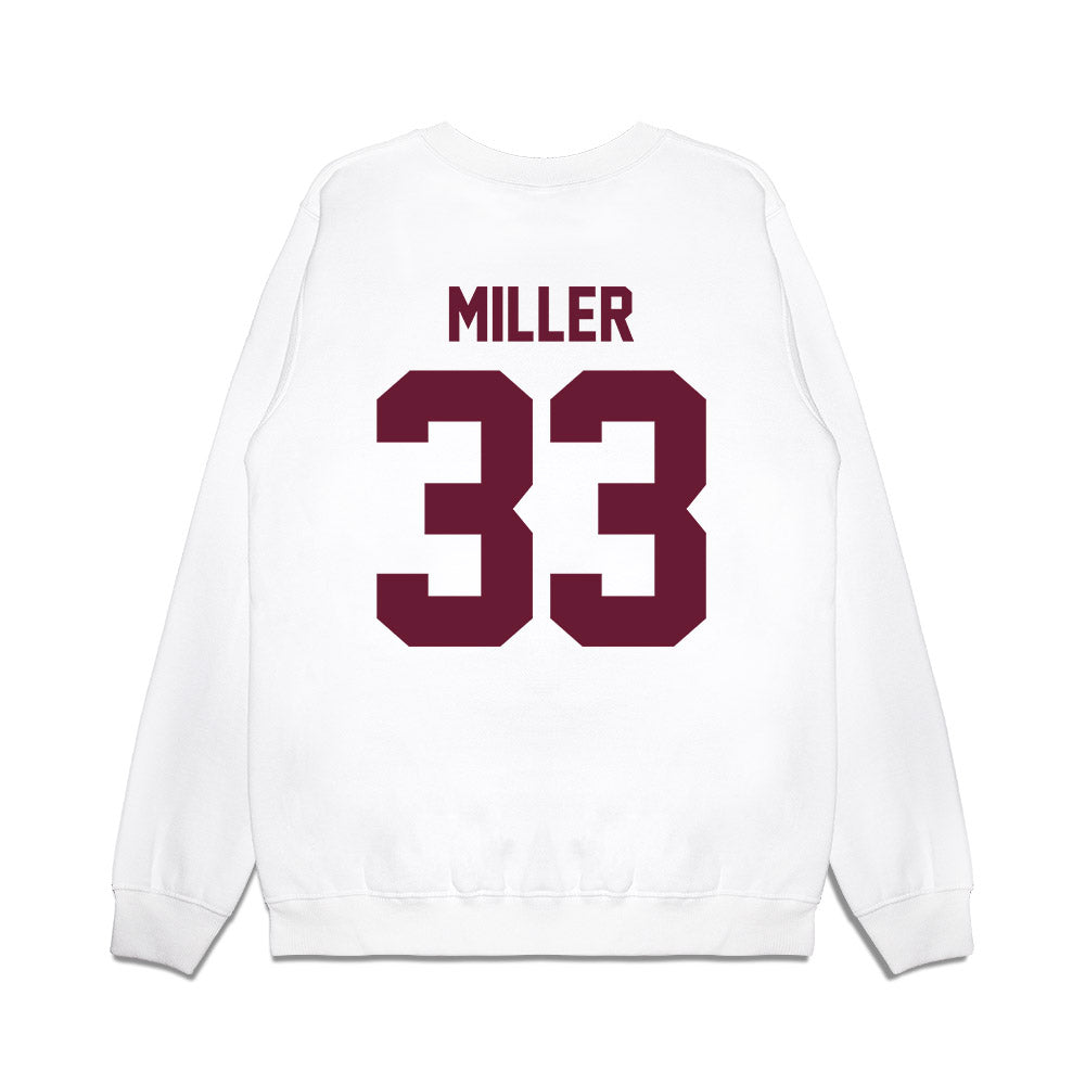 Texas A&M - NCAA Football : Storm Miller - Vintage Premium Crewneck Sweatshirt-1