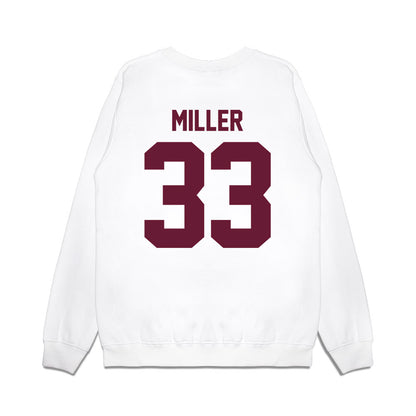 Texas A&M - NCAA Football : Storm Miller - Vintage Premium Crewneck Sweatshirt-1