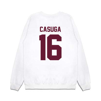 Texas A&M - NCAA Football : Helaman Casuga - Vintage Premium Crewneck Sweatshirt-1