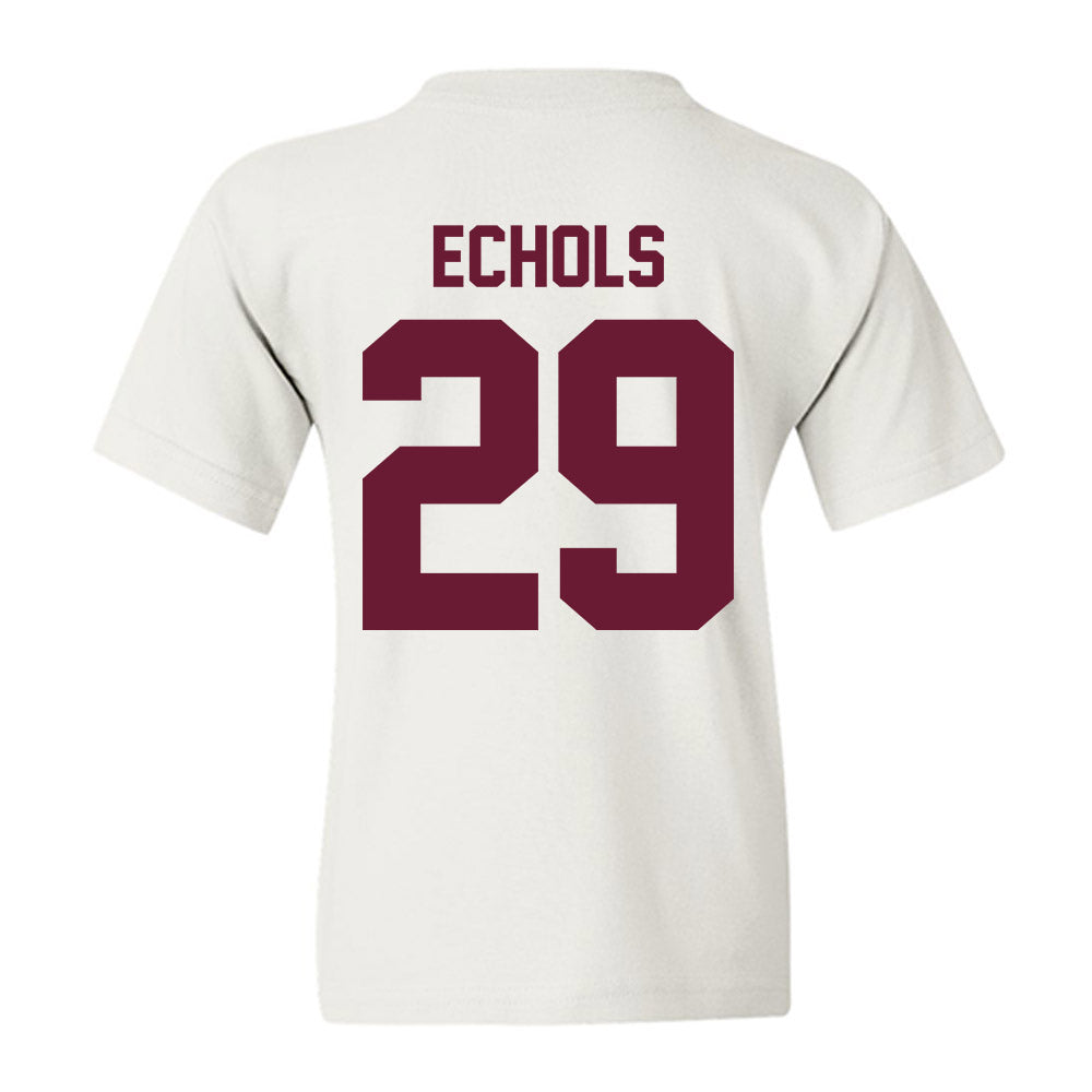 Texas A&M - NCAA Football : Justin Echols - Vintage Youth T-Shirt-1