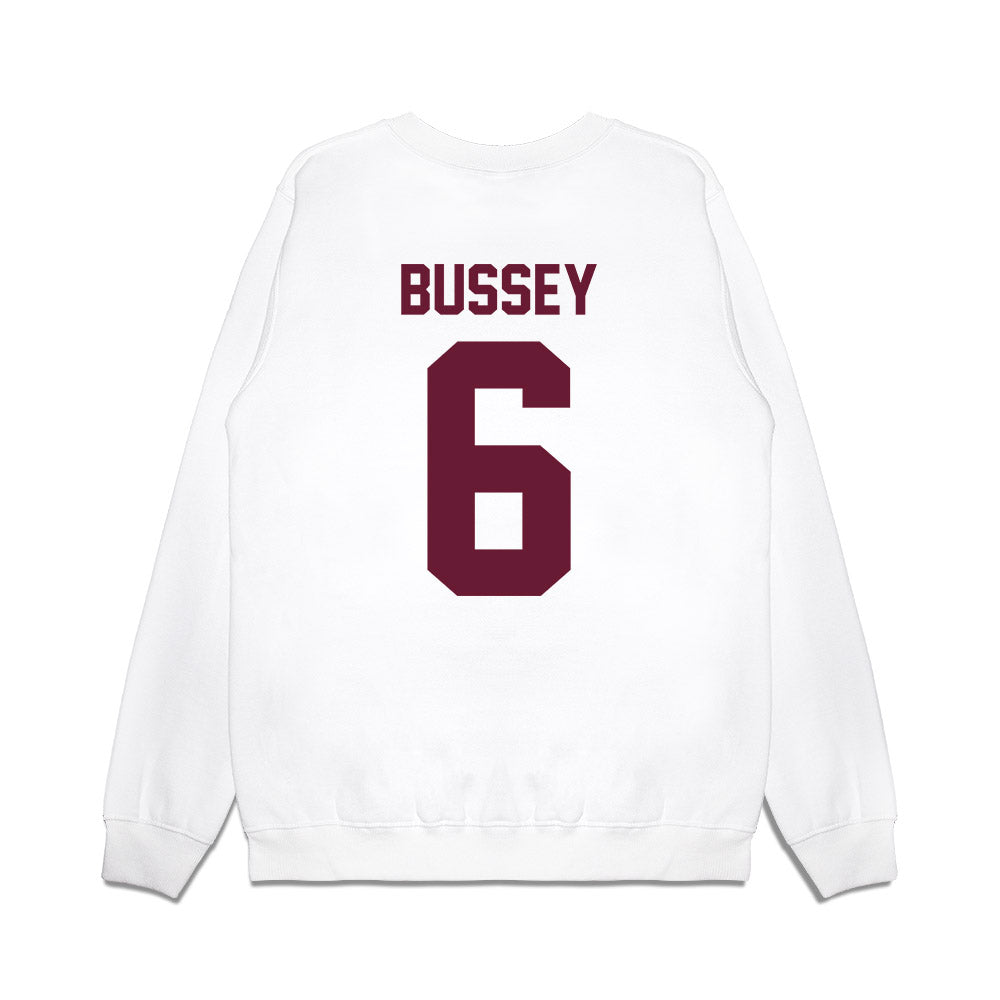 Texas A&M - NCAA Football : Terry Bussey - Vintage Premium Crewneck Sweatshirt-1
