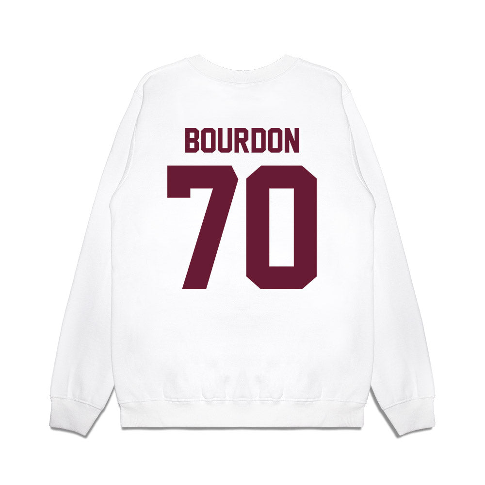 Texas A&M - NCAA Football : Robert Bourdon - Vintage Premium Crewneck Sweatshirt-1
