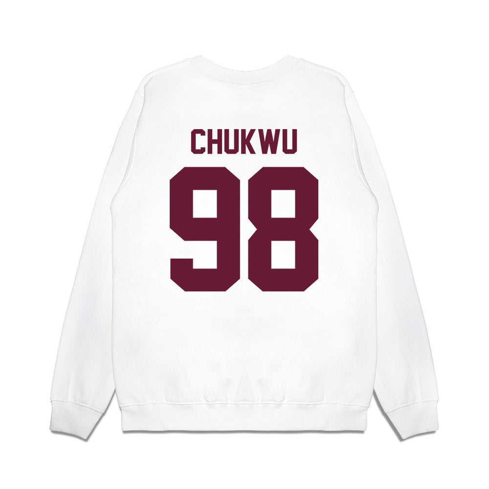 Texas A&M - NCAA Football : Jesse Chukwu - Vintage Premium Crewneck Sweatshirt-1