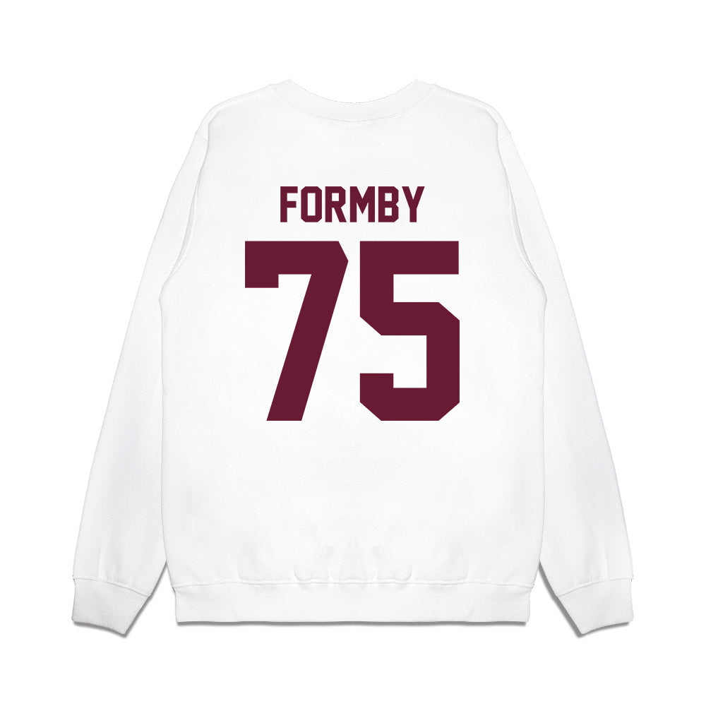 Texas A&M - NCAA Football : Wilkin Formby - Vintage Premium Crewneck Sweatshirt-1