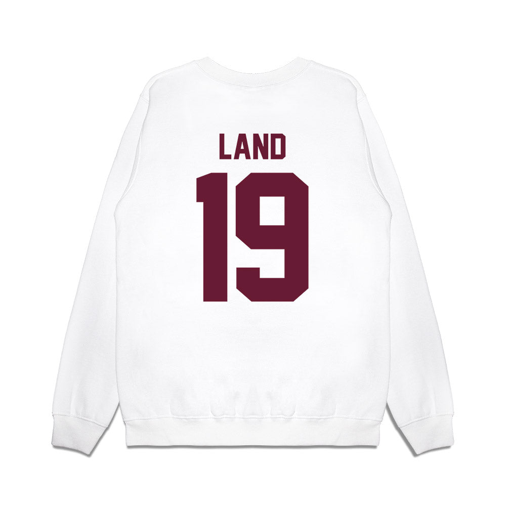 Texas A&M - NCAA Football : Paxton Land - Vintage Premium Crewneck Sweatshirt-1