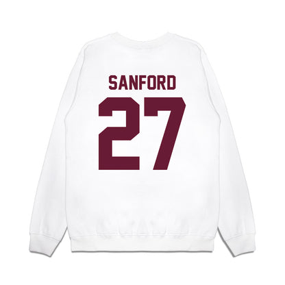 Texas A&M - NCAA Football : Daymion Sanford - Vintage Premium Crewneck Sweatshirt-1