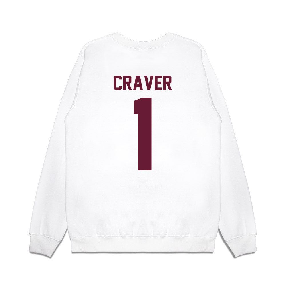 Texas A&M - NCAA Football : Mario Craver - Vintage Premium Crewneck Sweatshirt-1