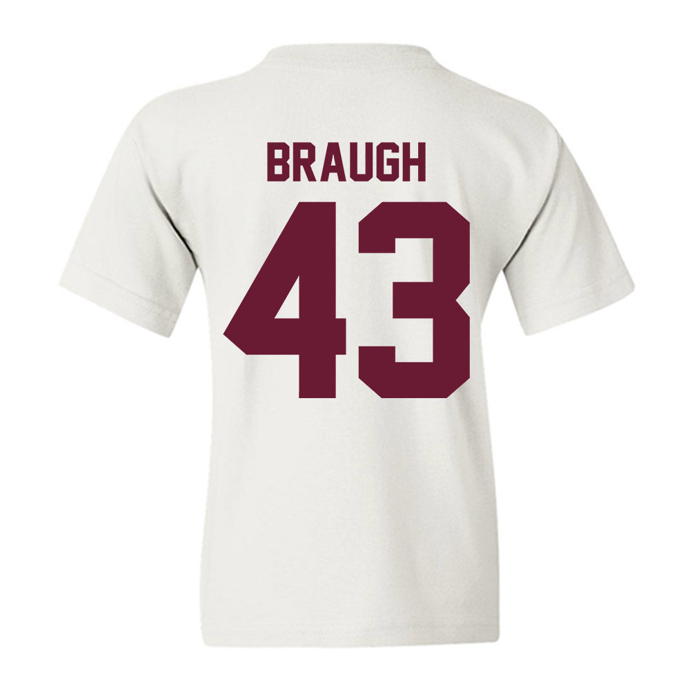 Texas A&M - NCAA Football : Carter Braugh - Vintage Youth T-Shirt-1