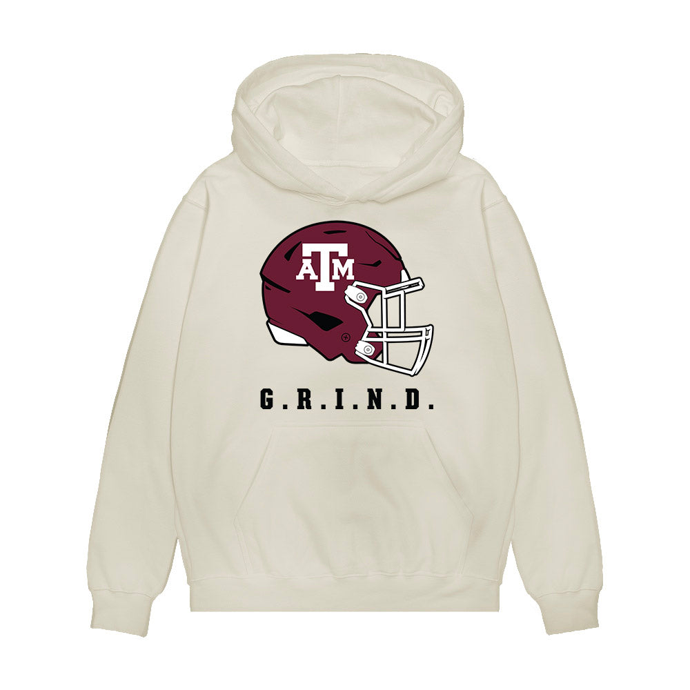 Texas A&M - NCAA Football : Carter Braugh - Vintage Premium Hooded Sweatshirt-0