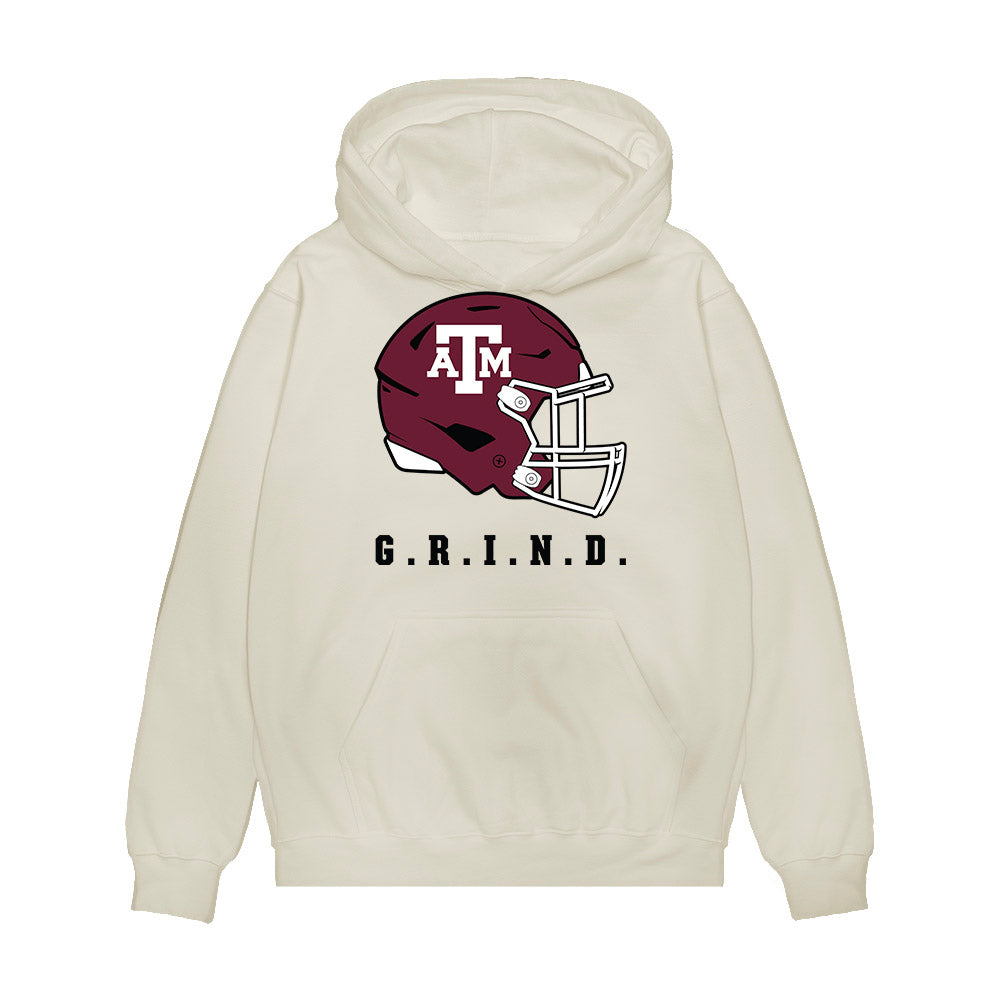 Texas A&M - NCAA Football : Madden Williams - Vintage Premium Hooded Sweatshirt-0