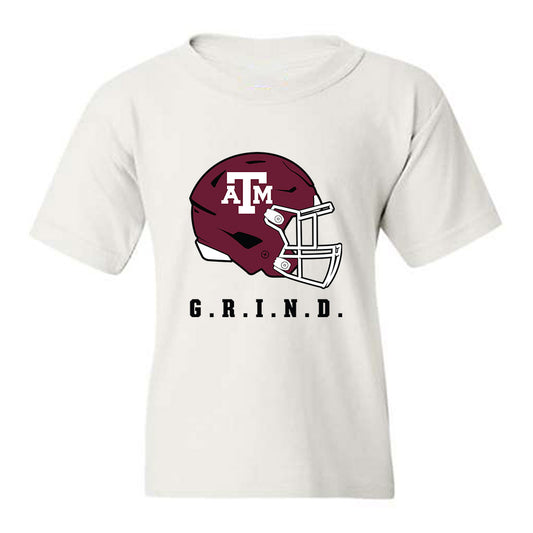 Texas A&M - NCAA Football : Bryce Perry-Wright - Vintage Youth T-Shirt-0
