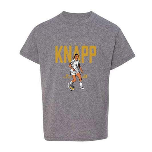 Notre Dame - NCAA Women's Soccer : Tessa Knapp - Caricature Youth T-Shirt-0