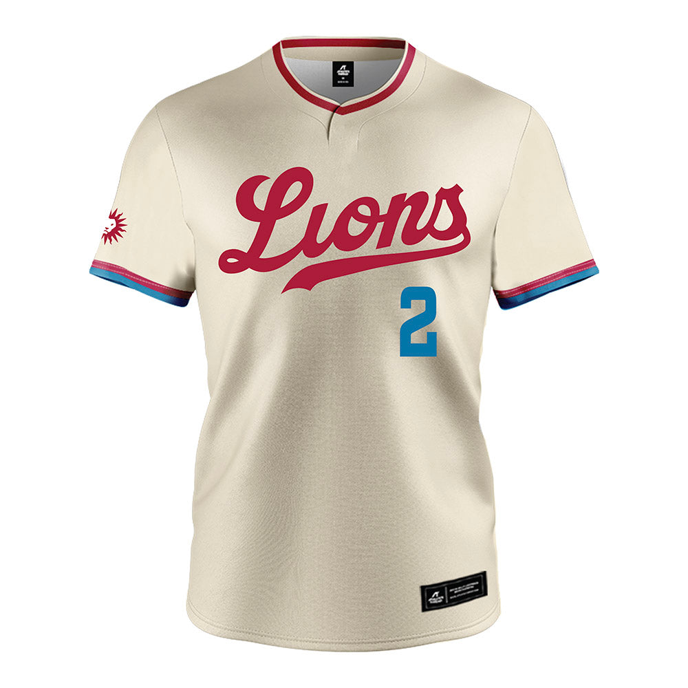 LMU - NCAA Baseball : Jaxson Wall - White Jersey-0