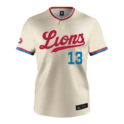 LMU - NCAA Baseball : Caleb Sweeney - White Jersey-0