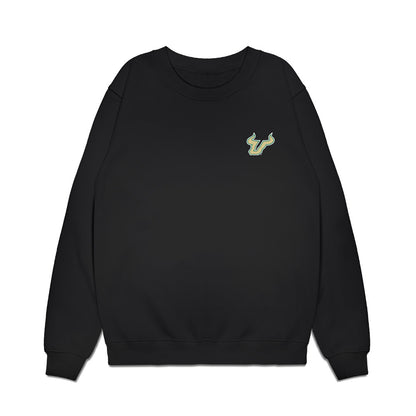 USF - NCAA Men's Basketball : - Team Collage Premium Crewneck Sweatshirt-0