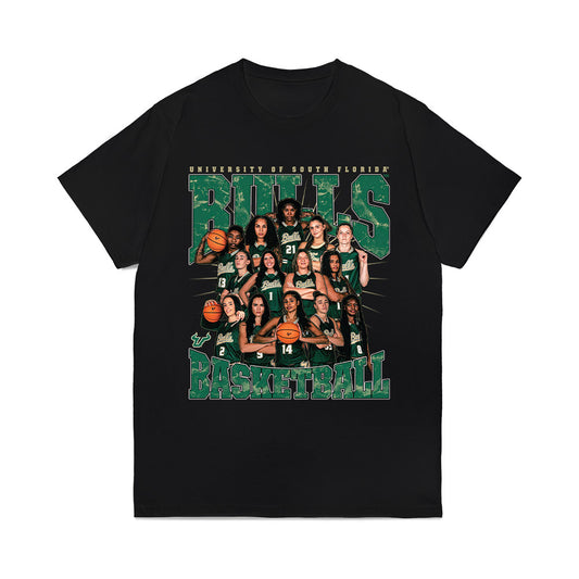 USF - NCAA Women's Basketball : - Team Collage Comfort Colors T-Shirt-0