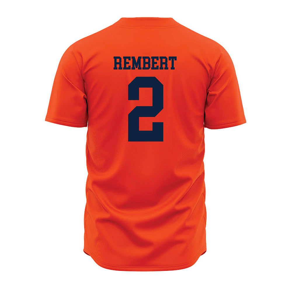 Auburn - NCAA Baseball : Chris Rembert - Orange Jersey-1