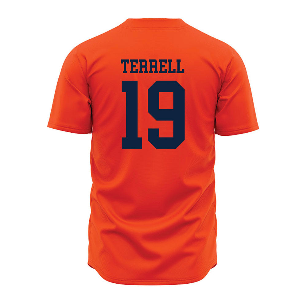 Auburn - NCAA Baseball : Bub Terrell - Orange Jersey-1