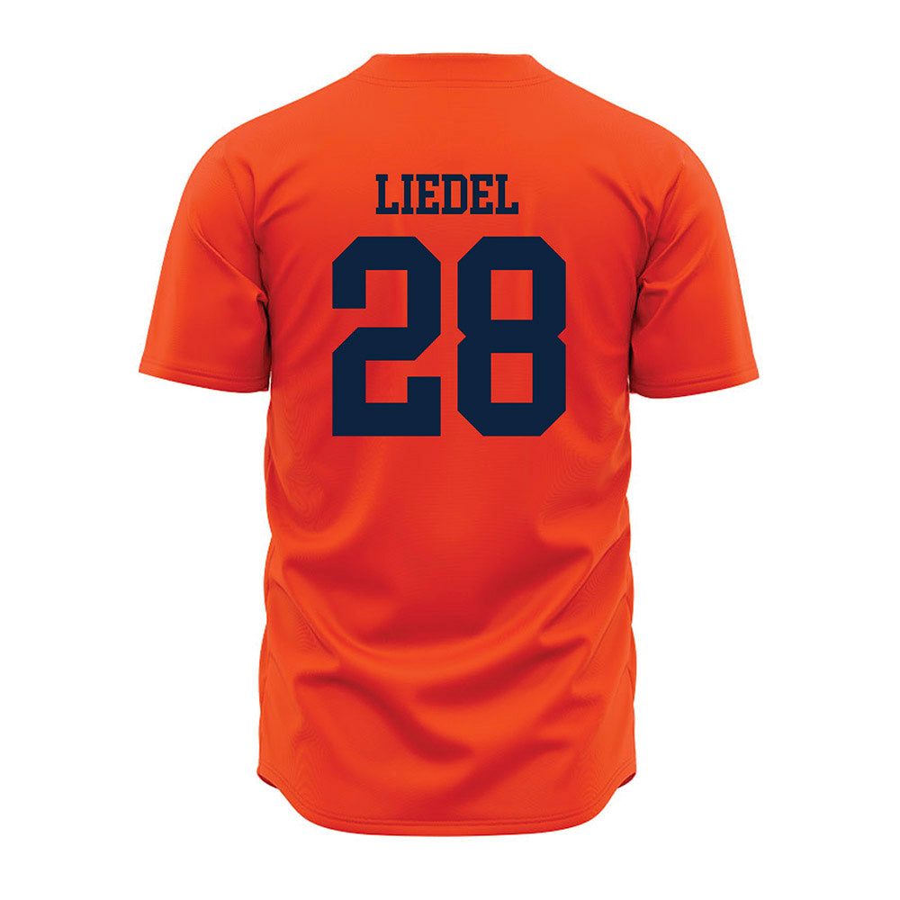 Auburn - NCAA Baseball : Carson Liedel - Orange Jersey-1