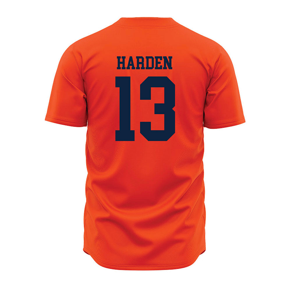 Auburn - NCAA Baseball : Ethan Harden - Orange Jersey-1
