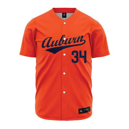 Auburn - NCAA Baseball : Logan Gregorio - Orange Jersey-0