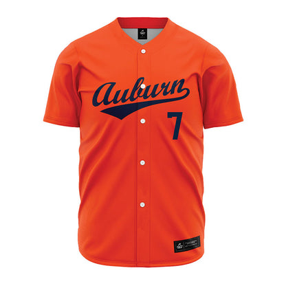 Auburn - NCAA Baseball : Todd Clay - Orange Jersey-0