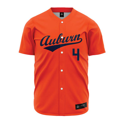 Auburn - NCAA Baseball : Jake Marciano - Orange Jersey-0