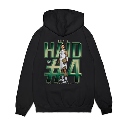 USF - NCAA Men's Basketball : Devin Haid - Collage Premium Hooded Sweatshirt-1