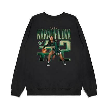 USF - NCAA Women's Basketball : Yana Karamfilova - Collage Premium Crewneck Sweatshirt-1