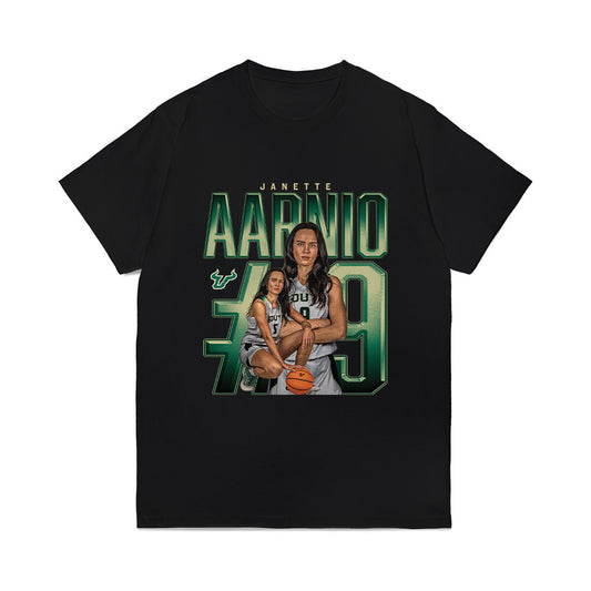 USF - NCAA Women's Basketball : Janette Aarnio - Collage Comfort Colors T-Shirt-0