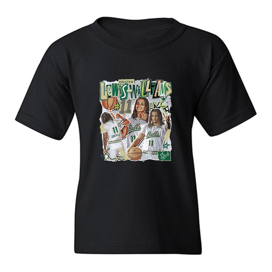 USF - NCAA Women's Basketball : Kirsten Lewis-Williams - Youth T-Shirt-0