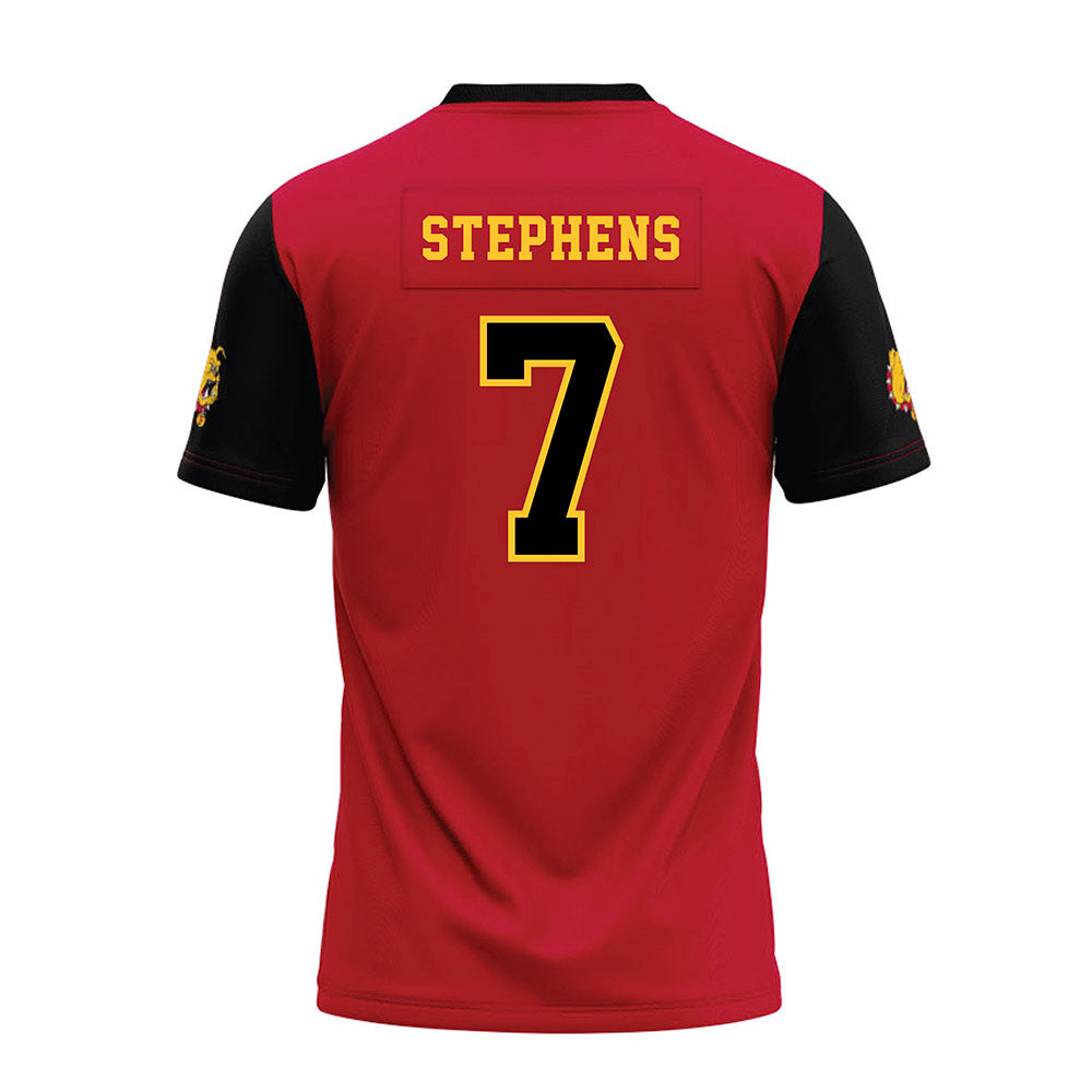 Ferris State - NCAA Football : Shon Stephens - Red Premium Football Jersey-1