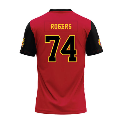 Ferris State - NCAA Football : Rashawn Rogers - Red Premium Football Jersey-1