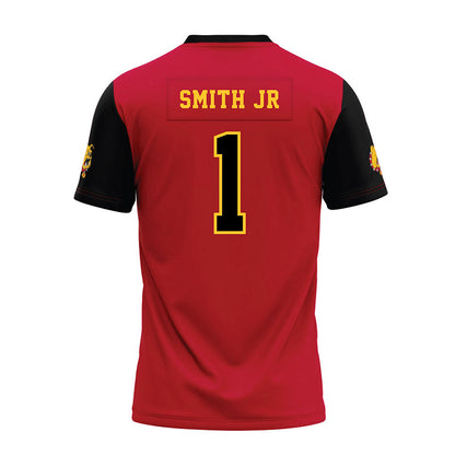 Ferris State - NCAA Football : Lento Smith Jr - Red Premium Football Jersey-1