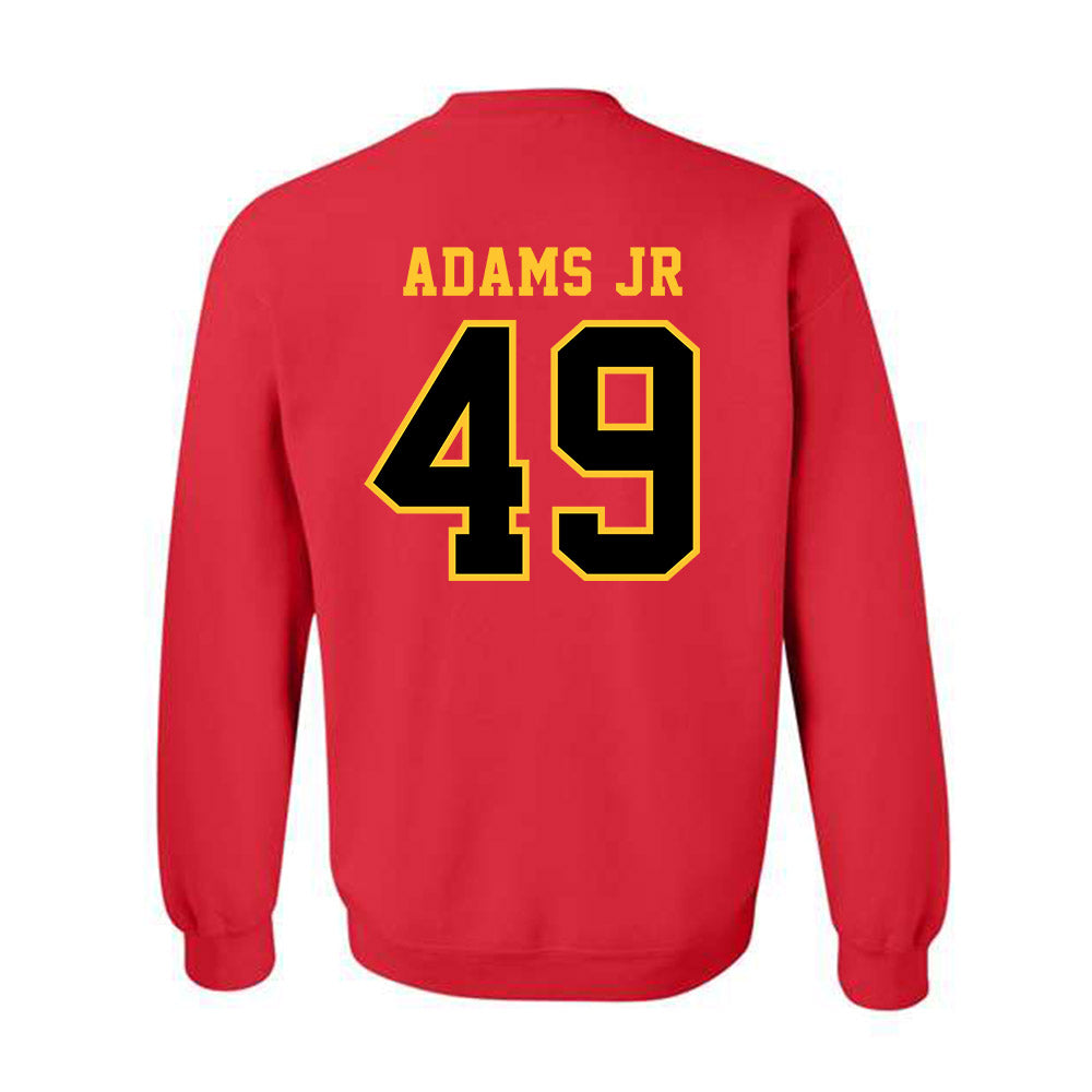 Ferris State - NCAA Football : Maurice Adams Jr - Replica Shersey Crewneck Sweatshirt-1