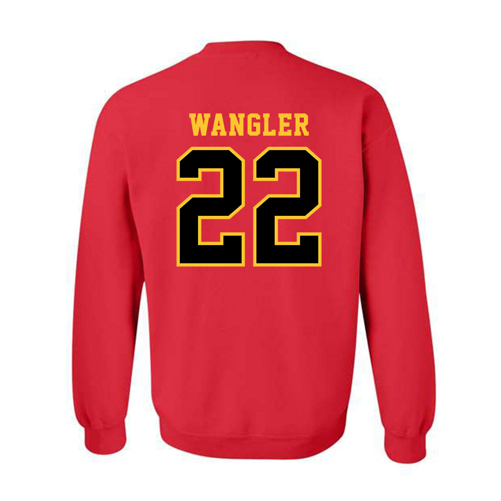 Ferris State - NCAA Softball : Kennedy Wangler - Replica Shersey Crewneck Sweatshirt-1