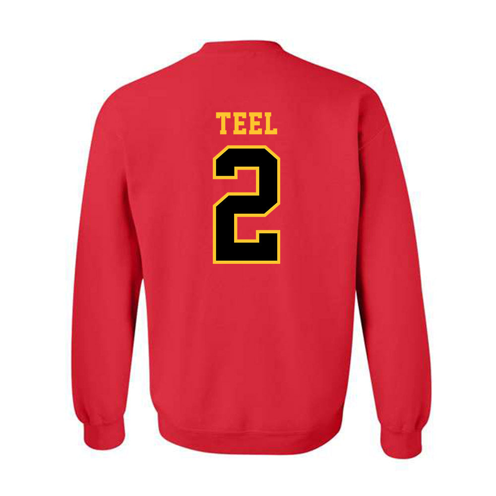 Ferris State - NCAA Football : Odell Teel - Replica Shersey Crewneck Sweatshirt-1