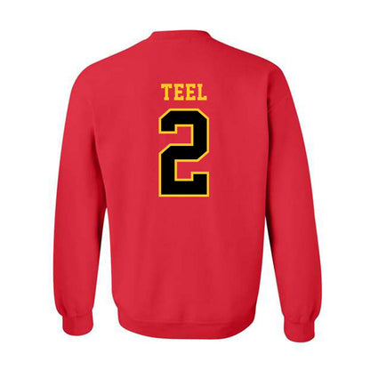 Ferris State - NCAA Football : Odell Teel - Replica Shersey Crewneck Sweatshirt-1