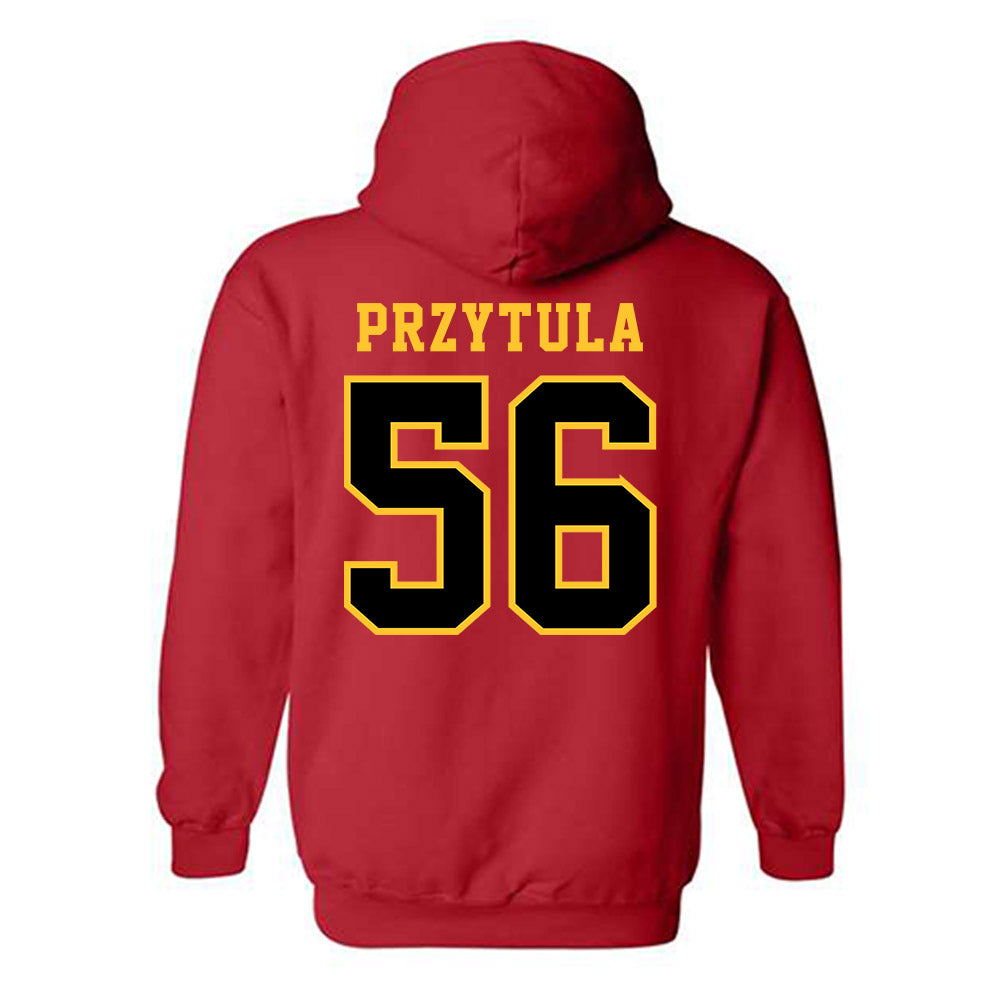 Ferris State - NCAA Football : Ben Przytula - Replica Shersey Hooded Sweatshirt-1