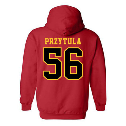 Ferris State - NCAA Football : Ben Przytula - Replica Shersey Hooded Sweatshirt-1