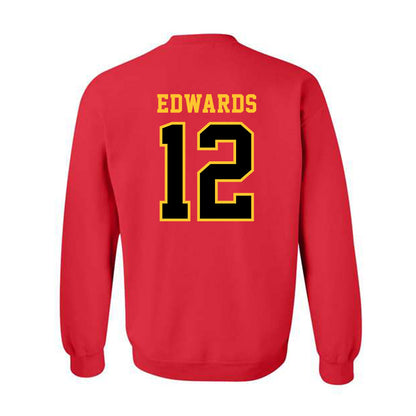 Ferris State - NCAA Football : Michael Edwards - Replica Shersey Crewneck Sweatshirt-1
