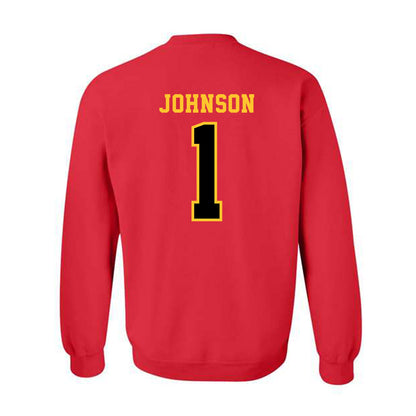 Ferris State - NCAA Football : Jalen Johnson - Replica Shersey Crewneck Sweatshirt-1