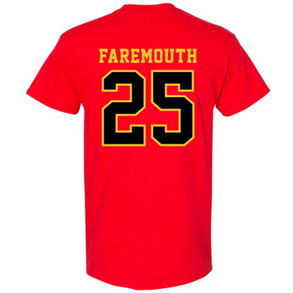 Ferris State - NCAA Men's Ice Hockey : Zach Faremouth - Replica Shersey T-Shirt-1